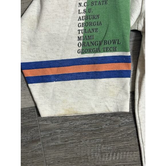 1977 Vintage Long Game University Of Florida Gators AOP 3/4 Sleeve - Men’s XL - Picture 4 of 14